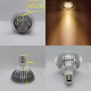 21W Warm White PAR30 3000K~3500K LED Lamp Spot Light Bulb for Plant Aquarium - Picture 1 of 6