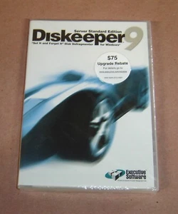 Diskeeper 9 Server Standard Edition Executive Software ~ Sealed - Photo 1/2