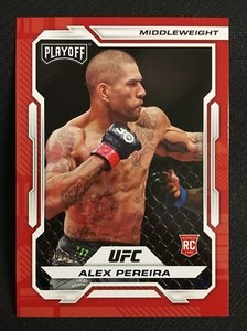 2023 Panini Chronicles UFC Alex Pereira Playoff Blue Rookie /99