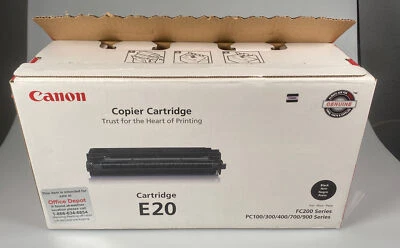 New Open Box Canon E20 (‎1492A002) Black Toner Cartridge - Image 1 of 4