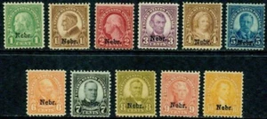 U.S.A.– 1927 – # 669-79 – NEBR. OVPT  – VF** - Picture 1 of 1