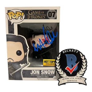 Kit Harington signed Autogramm Game Of Thrones 07 Funko Pop Beckett BAS Jon Snow - Bild 1 von 2