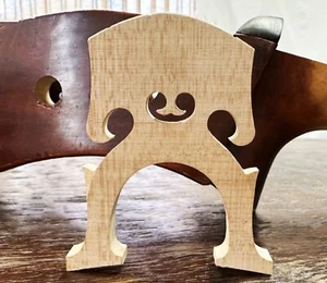 Puente para violonchelo preinstalado de calidad-estilo Bélgica/elige talla- 4/4 3/4 1/2 1/4 1/8 - Imagen 1 de 3