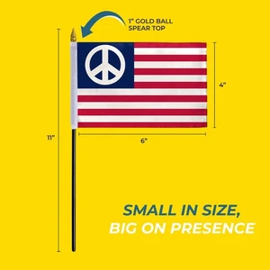 AGAS Green Peace Ecología-Bandera Ambiental 3x5 pies 200D Nylon-Costura, Ojales - Imagen 1 de 65