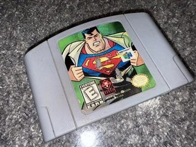 Superman Nintendo N64 DC Comics Superhero Action Adventure Cartridge Only - Image 1 of 3
