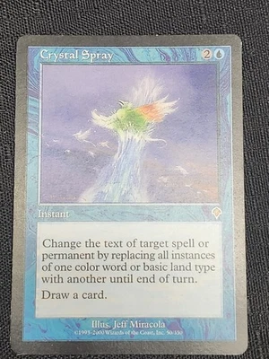 MTG- Magic The Gathering - Crystal Spray - Invasion (50/350) - Rare - LP - Image 1 of 2