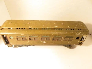LIONEL STANDARD GAUGE - 490 OBSERVATION CAR- NEEDS RESTORING/PARTS- S21 - Picture 1 of 4