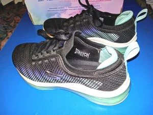 Sketch-Air Cooled schwarz/blau sportliche Sneaker Schuhe Damen 6,5 - Bild 1 von 5