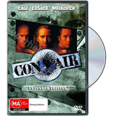 Con Air (DVD, 1997) PAL Region 4 (Nicolas Cage, John Cusack, John Malkovich) NEW - Image 1 of 4