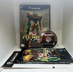 Metroid Prime Nintendo GameCube CIB Complete w/ Manual GREAT, Works - Picture 1 of 4