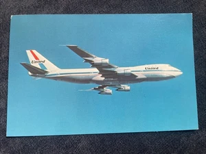 United Airlines 747 Postcard - Fly The Friendly Skies - Picture 1 of 2