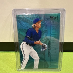 2022 Skybox - Metal universe Jackson Holiday #149  Metal Universe - Aqua - Picture 1 of 2