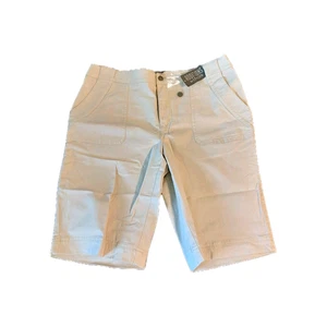 Pantalones cortos chinos Chico's Additions beige crema para mujer mezcla de algodón talla 0,5 (6) - Imagen 1 de 6