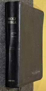 Holy Bible Red Letter Concordance Scofield Study System KJV Oxford 1945 284 - Imagen 1 de 7