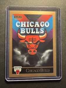 1990-91 SkyBox #331 Chicago Bulls Team Card Basketball Card NBA Sports NM-MT - Picture 1 of 2