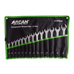A14PMCW Metric Combination Wrench Set, 14-Piece - Picture 1 of 5