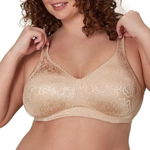 PLAYTEX 18 Hour Ultimate Lift and Support Wire-Free Bra NUDE 34DD - Picture 1 of 6