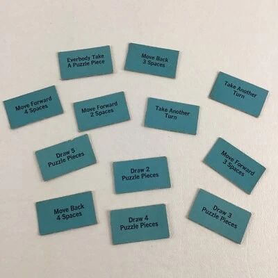 Disney Peter Pan Juego Piezas de Repuesto Dibujar Tarjetas De Colección 1969 Parker Brothers Foto 1 de 4