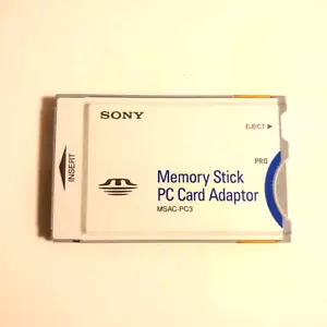 SONY Memory Stick Card Reader Adapter MSAC-PC3 PCMCIA ATA 16bit PC Card Type II - Picture 1 of 4