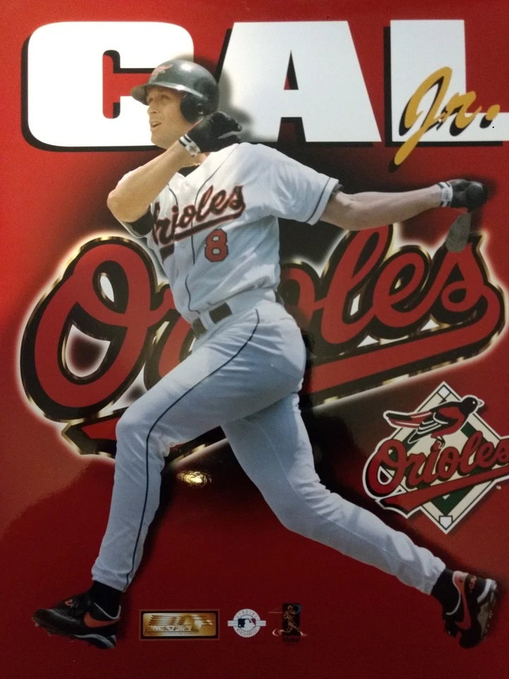 CAL RIPKEN JR. PF GOLD 8x10 PHOTO Baltimore Orioles - Image 1 of 1
