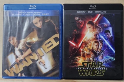 2 Pack Blu-Ray (Blu-Ray + DVD) Movies Wanted/Star Wars The Force Awakens - Image 1 of 2