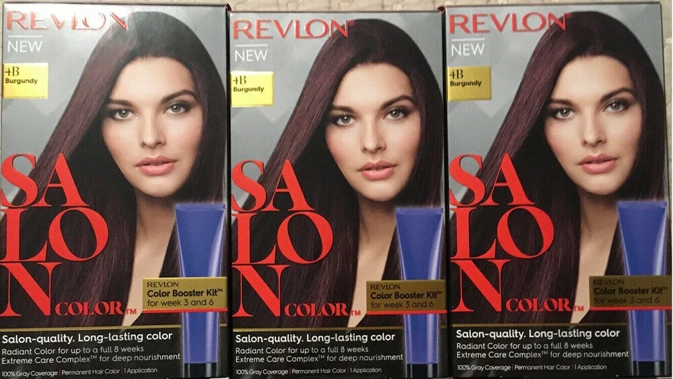 (Pack of 3) Revlon Salon Color #4B Burgundy Color Booster Kit For Week 3 And 6 - Image 1 of 1