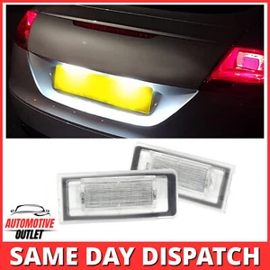 2x CAR LED LICENSE NUMBER PLATE LIGHT WHITE FOR AUDI TT MK I 8N SPORT 1998-2006 - Picture 1 of 16