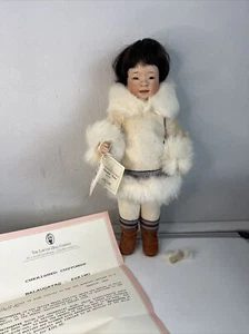 1993 Nalauqataq Eskimo Doll Lawton 149/500 Porcelain 14 Inch Missing Box/Drum. - Picture 1 of 11