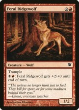 Magic MTG Tradingcard Innistrad 2011 Feral Ridgewolf 142/264