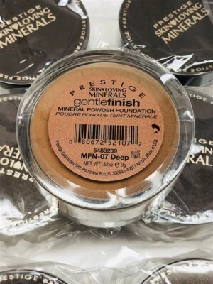 Lot of 7 Prestige Gentle Finish Mineral Powder Foundation (MFN-07 Deep)  - Image 1 of 3