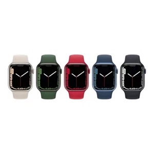 Apple Watch Series 7 45 mm (GPS + Cellulaire) Boîtier en aluminium - Bon état - Photo 1 sur 6