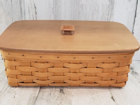 Longaberger Vanity Basket Lid 2 Protectors Cover