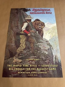 Remington Vintage Poster 1970's Guns UMC firearms ammunition print - Picture 1 of 3