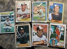Rick Dempsey Baseball Cards. Baltimore Orioles