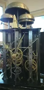 HIMMLISCHE ANTIKE 4 GLOCKEN 3 WERKEN - COMTOISE SONNEN UHR 1815-1820 RAAR ! VON - Bild 1 von 12
