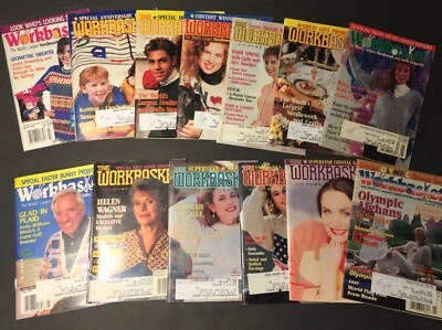 Vintage Lot of 13 'Special Celebrity Workbasket Issues' - Knitting - Crocheting - Image 1 of 4