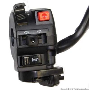 ATV Switch assembly - left w/choke (2 plugs, 2 loose wire) - Picture 1 of 3