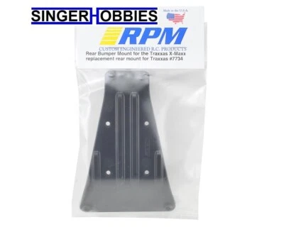 RPM 81762 Traxxas X-Maxx (7734) REAR Bumper Mount (Black) HH - Image 1 of 2