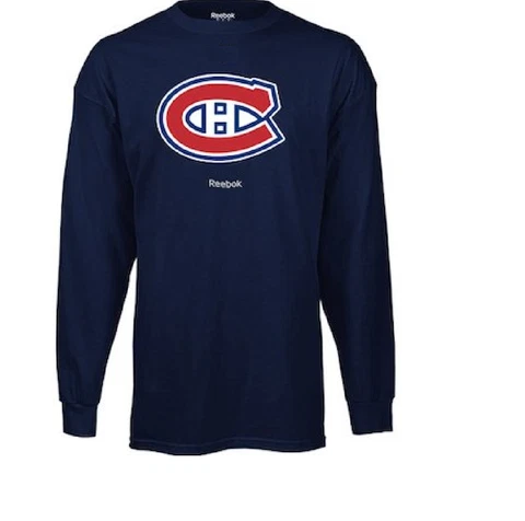 NHL Montreal Canadiens Vintage Thermal Long Sleeve Hockey Shirt New Mens S $35 Cover
