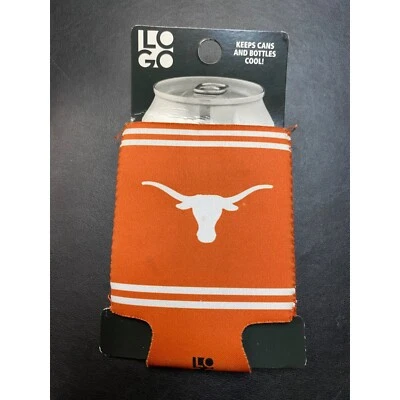 Logobrands University of Texas Longhorns 12 oz. Paquete de 2 enfriadores de latas de 2 lados Foto 1 de 2