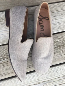 Sam Edelman Bryan Beige Dress Shoes Loafers Size 8M Men’s - Picture 1 of 12