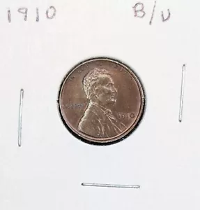 1910 USA 1C Lincoln Wheat Cent Stempelglanz braune Münze - Bild 1 von 2