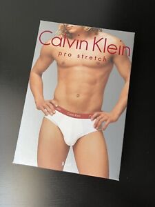 RARE NIB VINTAGE Calvin Klein Men's Pro Stretch Hip Black Large U7050