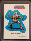 1984 MOTU Man-At-Arms Topps autocollant de carte à collectionner Mattel Masters of the Universe