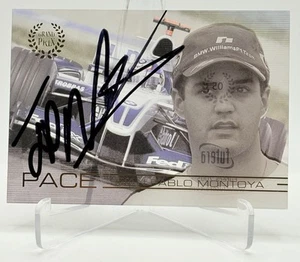 JUAN-PABLO MONTOYA SIGNED F1  WILLIAMS BMW F1 TEAM VINTAGE FUTERA CARD - Picture 1 of 3