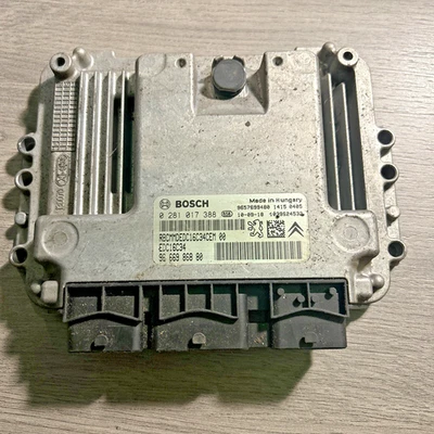 CALCULATEUR MOTEUR PEUGEOT CITROEN EDC16C34 0281017388 9666986880 A DECODER - Immagine 1 di 3