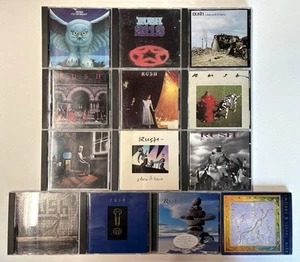 13x Rush CD Lot (Fly By Night, Farewell Kings, Moving Pictures, Power Windows) - Picture 1 of 3