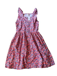NWT J Crew Crewcuts Poplin Button-Front Cotton Dress Front Pockets Sz 16 - Picture 1 of 7