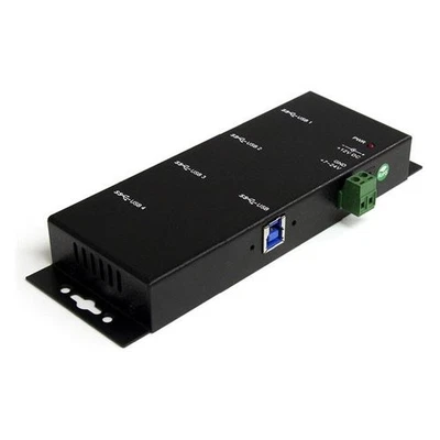 Startech.Com Hub USB 3.0 Industriale Black 4 porte ST4300USBM - Immagine 1 di 4