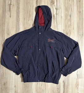 RARE VINTAGE RANGER BOATS CUP BLUE EMBROIDERED FULL ZIP HOODED JACKET SIZE XL - Picture 1 of 13